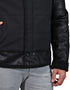 Chamarra ligera Perry Ellis para hombre negra