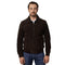 Chamarra de piel Perry Ellis para hombre negra