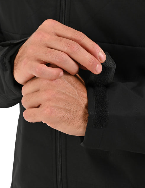 Chamarra color negro PORTFOLIO para caballero estilo puffer.