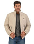 Chamarra Taupe PORTFOLIO Hombre Casual Acolchada con Cierre.