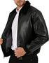 Chamarra Perry Ellis Portfolio Tipo Aviador Negro