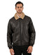 Chamarra Perry Ellis Portfolio Tipo Aviador Café