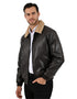 Chamarra Perry Ellis Portfolio Tipo Aviador Café