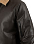 Chamarra Perry Ellis Portfolio Tipo Aviador Café