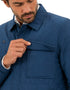Chamarra Perry Ellis Portfolio Acolchada Azul Marino