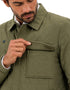 Chamarra Perry Ellis Portfolio Acolchada Verde Olovo