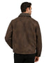 Chamarra Perry Ellis Portfolio Cuello Borrega Café Oscuro