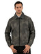 Chamarra Perry Ellis Portfolio Cuello Borrega Gris