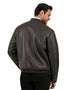 Chamarra Perry Ellis Portfolio Cuello Mao Café Oscuro