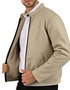 Chamarra Perry Ellis Portfolio Cuello Mao Taupe