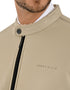 Chamarra Perry Ellis Portfolio Cuello Mao Taupe