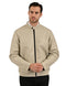 Chamarra Perry Ellis Portfolio Cuello Mao Taupe