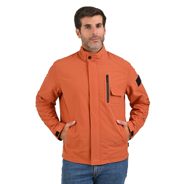 Chamarra ligera Portfolio para hombre naranja ámbar