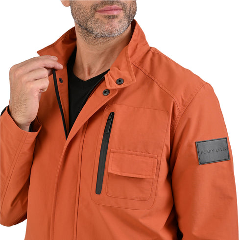 Chamarra ligera Portfolio para hombre naranja ámbar