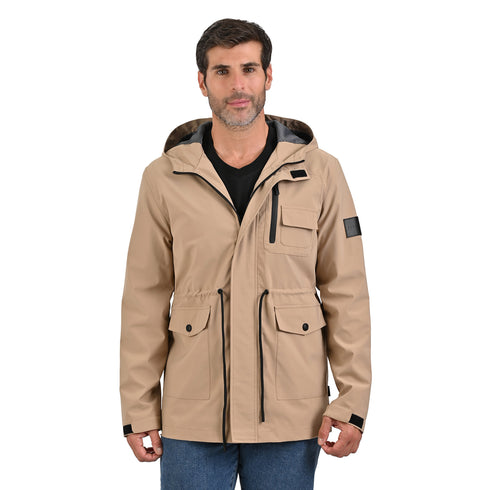 Chamarra ligera Portfolio para hombre khaki