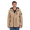 Chamarra ligera Portfolio para hombre khaki