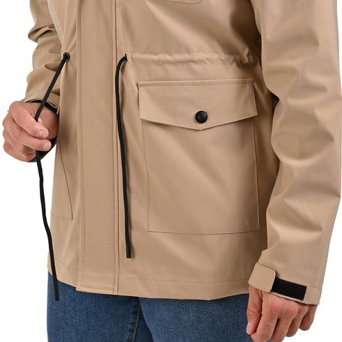 Chamarra ligera Portfolio para hombre khaki