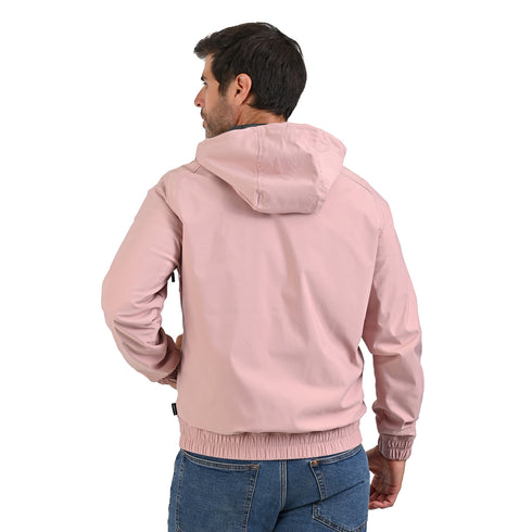 Chamarra ligera Portfolio para hombre rosa