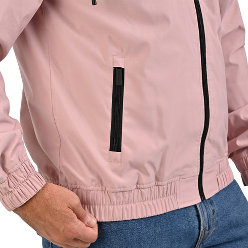 Chamarra ligera Portfolio para hombre rosa