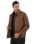 Wrangler Chamarra casual para Hombre en Piel Sintética color Café.
