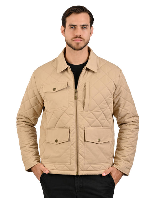 Chamarra WRANGLER para caballero en color Beige.