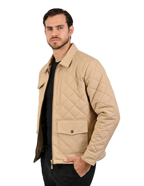 Chamarra WRANGLER para caballero en color Beige.
