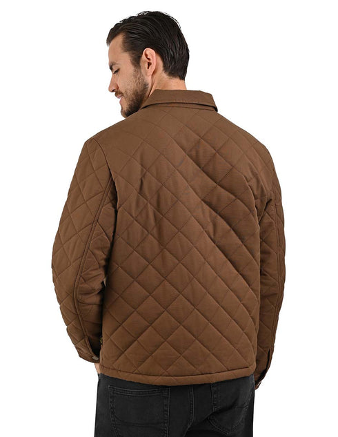 Chamarra WRANGLER para caballero en color Cafè Oscuro.