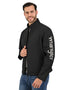 Chamarra WRANGLER para caballero casual en color negro.