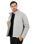 Chamarra gris Wrangler para hombre en material reflectante.