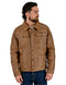 Chamarra Wrangler Hombre Trucker Borrega Café