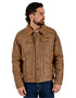 Chamarra Wrangler Hombre Trucker Borrega Café