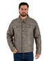 Chamarra Wrangler Hombre Trucker Borrega Gris