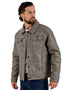 Chamarra Wrangler Hombre Trucker Borrega Gris