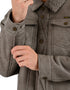 Chamarra Wrangler Hombre Trucker Borrega Gris