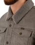 Chamarra Wrangler Hombre Trucker Borrega Gris