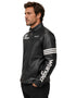 Chamarra Wrangler Hombre Estilo Racer Western Negro