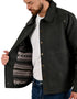 Chamarra Wrangler Hombre Tipo Western Negro