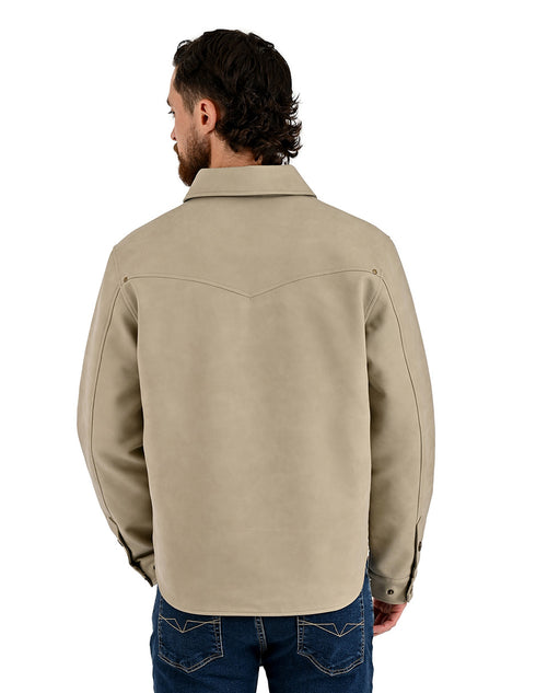 Chamarra Wrangler Hombre Tipo Western Taupe