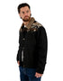 Chamarra Wrangler Hombre Western con Borrega Negro