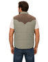Chaleco Wrangler Hombre Acolchado Western Taupe