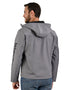 WRANGLER Chamarra gris Outdoor para Caballero con Capucha.