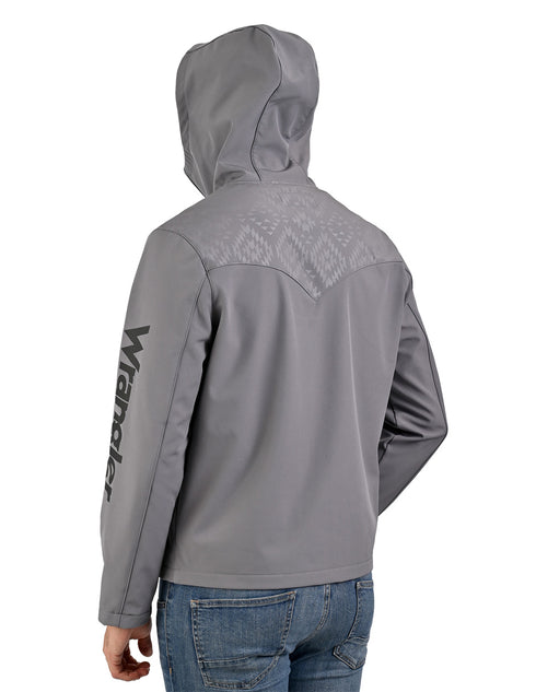 WRANGLER Chamarra gris Outdoor para Caballero con Capucha.