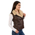 Chaleco imitacion piel WRANGLER con sherpa para dama