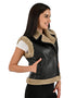 Chaleco Wrangler Dama Forrado con Borrega Negro