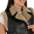 Chaleco Wrangler Dama Forrado con Borrega Negro