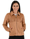 Chamarra Wrangler Dama Gamuza con Flecos Café